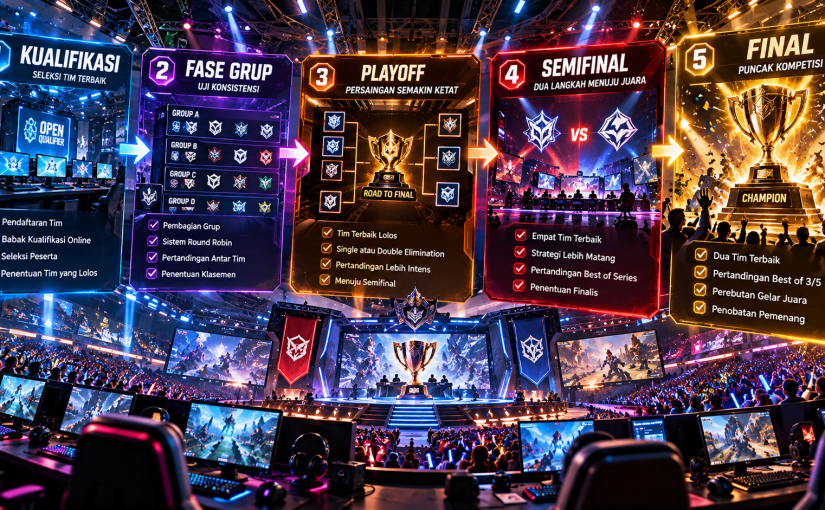 Bagaimana Sistem Turnamen Esports Bekerja dari Kualifikasi hingga Final?